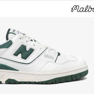 Malbon X New Balance 550 Golf Shoes 10.5 White/Green